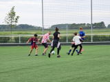 Laatste training S.K.N.W.K. JO11-1JM (partijtje tegen de ouders) van maandag 27 mei 2024 (56/137)